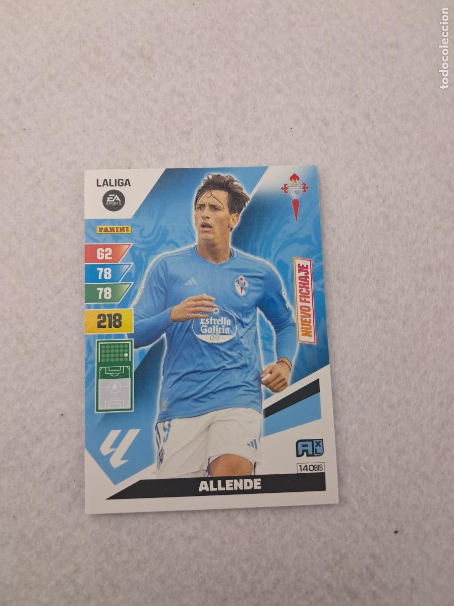 Cromos de F&uacute;tbol: Allende Celta De Vigo Adrenalyn XL 2023/2024