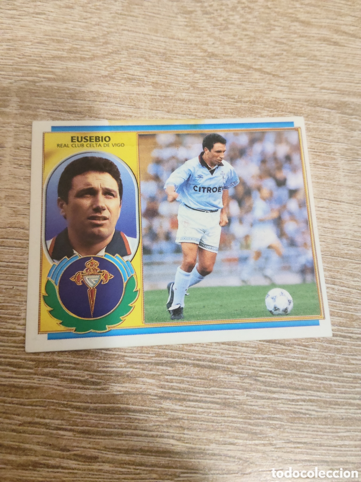 Cromos de F&uacute;tbol: Eusebio Celta de Vigo liga 1996 1997 96 97 ediciones este