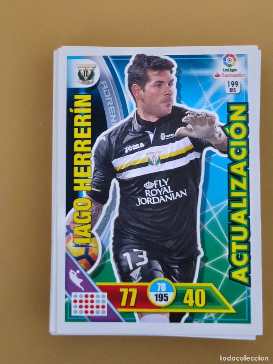 Fu&szlig;ball-Sticker: iago herrerin, adrenalyn 2016 17 actualizacion