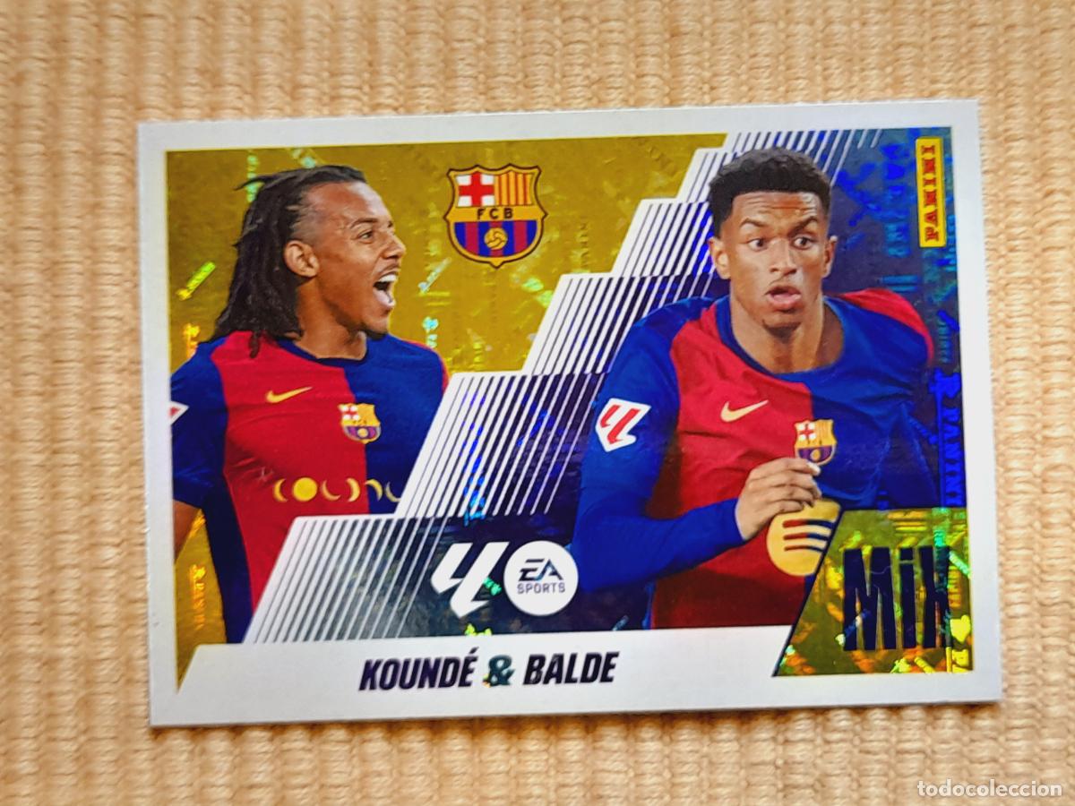 Cromos de f&uacute;tbol: CROMO 4 BIS KOUNDE & BALDE (MIX) FC BARCELONA LIGA 25-26 2025 2026 ALBUM ESTE