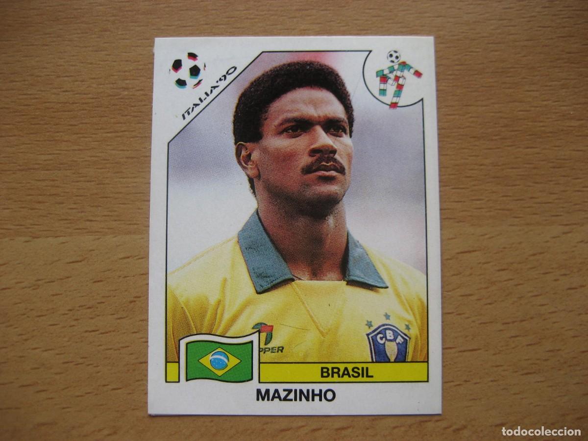 Figurine di Calcio: 1990 ITALIA 90 - N&ordm; 195 MAZINHO - BRASIL - PANINI