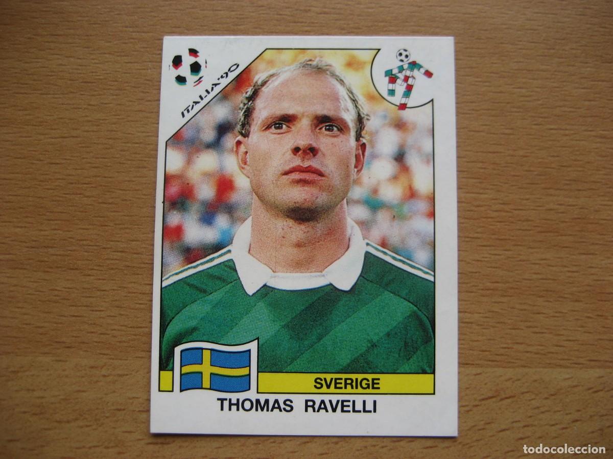 Fu&szlig;ball-Sticker: 1990 ITALIA 90 - N&ordm; 230 THOMAS RAVELLI - SUECIA - PANINI