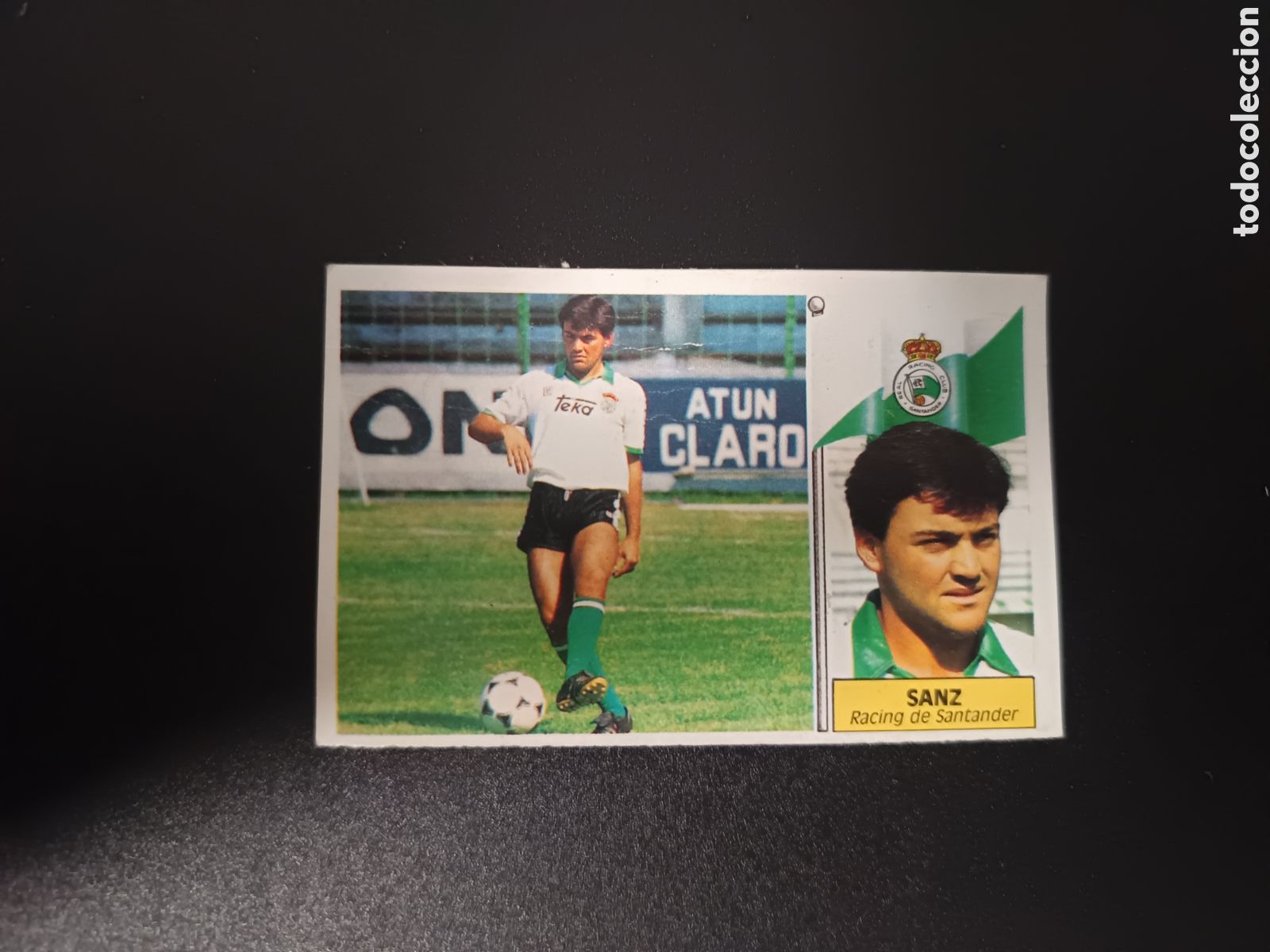 Cromos de Futebol: CROMO SANZ COLOCA RACING DE SANTANDER ED ESTE LIGA 86 87 1986 1987
