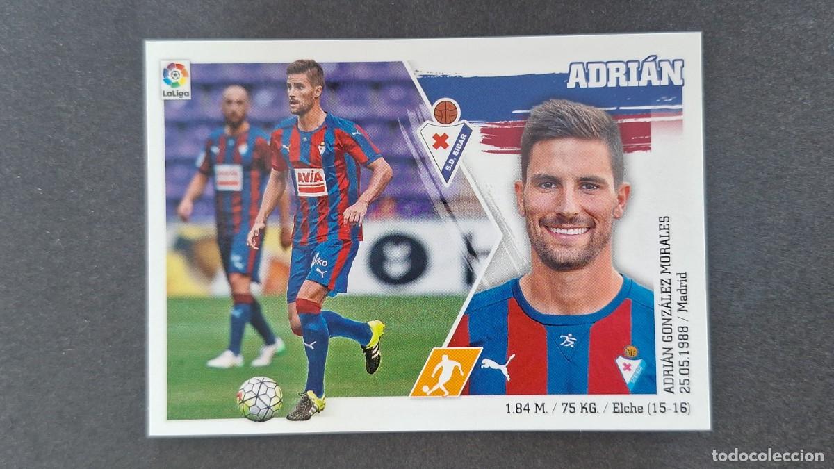 Cromos de Futebol: L2 ADRIAN S. D. EIBAR LIGA ESTE 2015 2016 15 16 NUNCA PEGADO SIN PEGAR