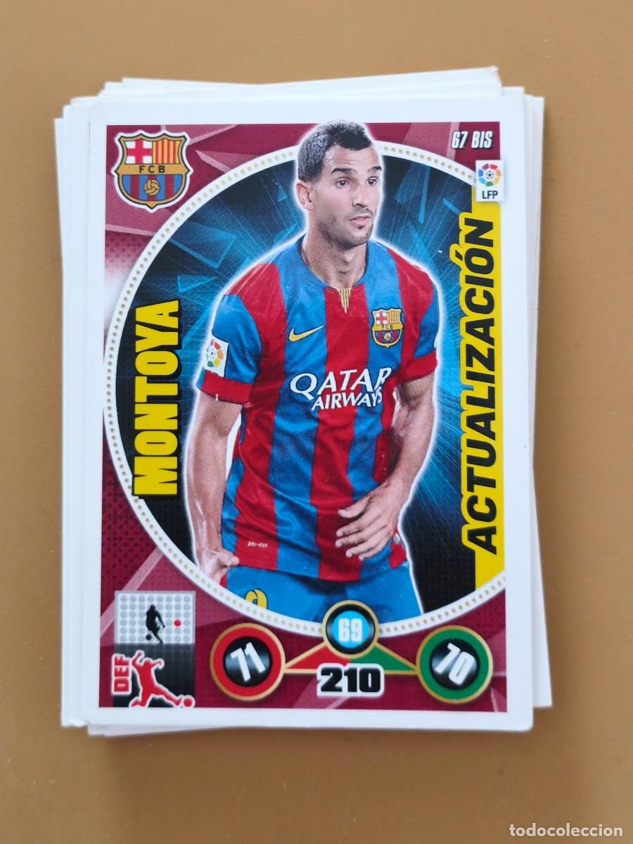 Cromos de f&uacute;tbol: montoya, adrenalyn 2014 15 actualizacion