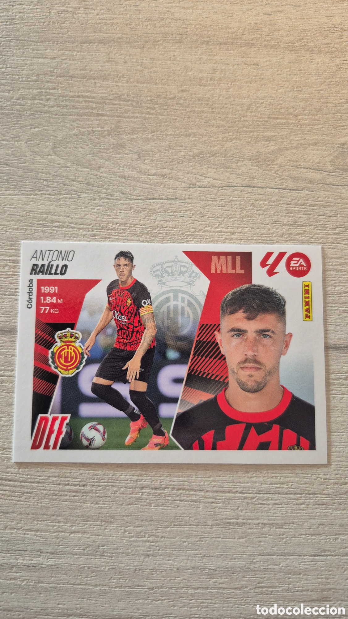 Fu&szlig;ball-Sticker: N&deg;6 Mallorca Raillo Liga Este 25/26