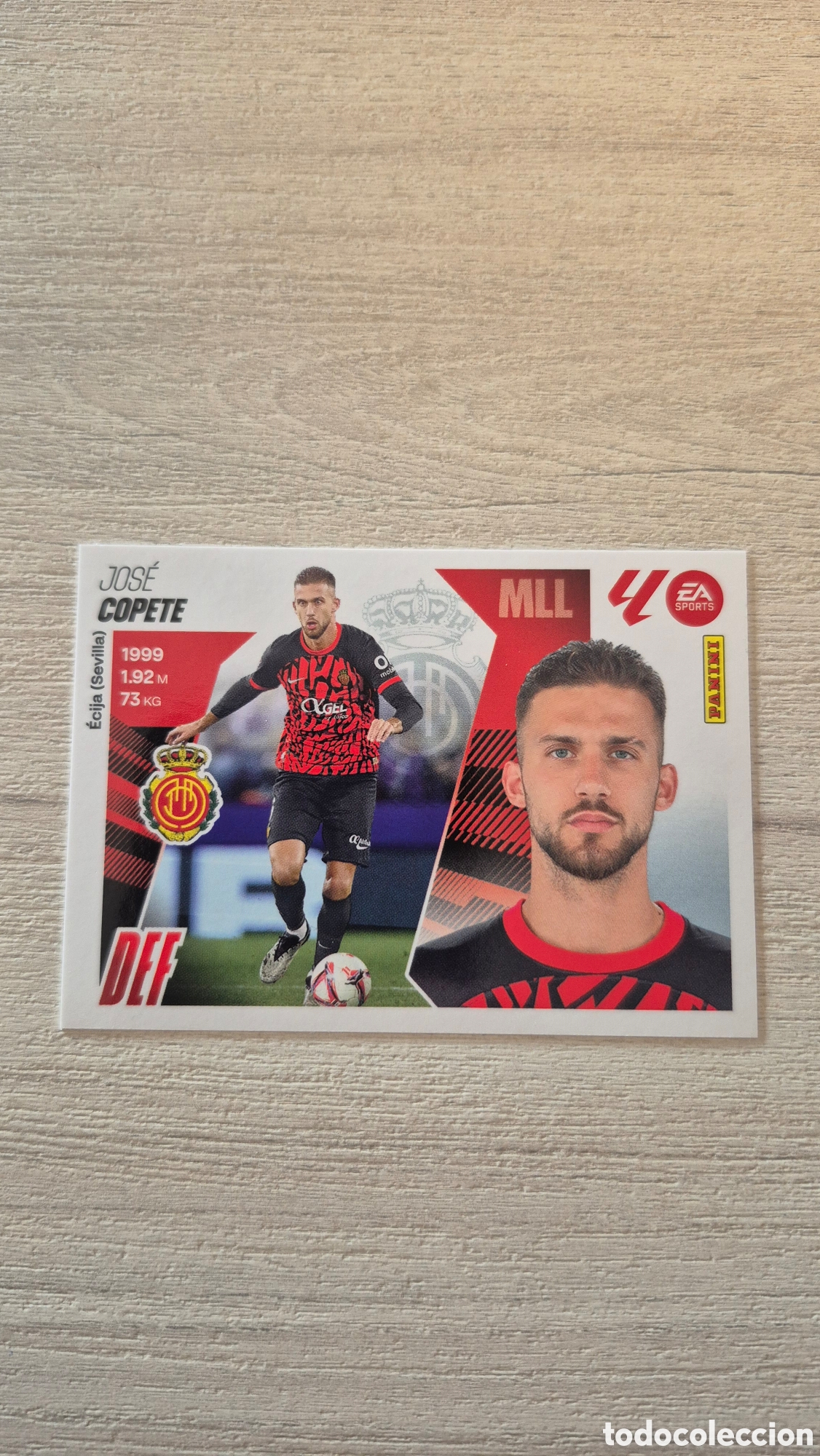 Cromos de F&uacute;tbol: N&deg;7 Mallorca Copete Liga Este 25/26