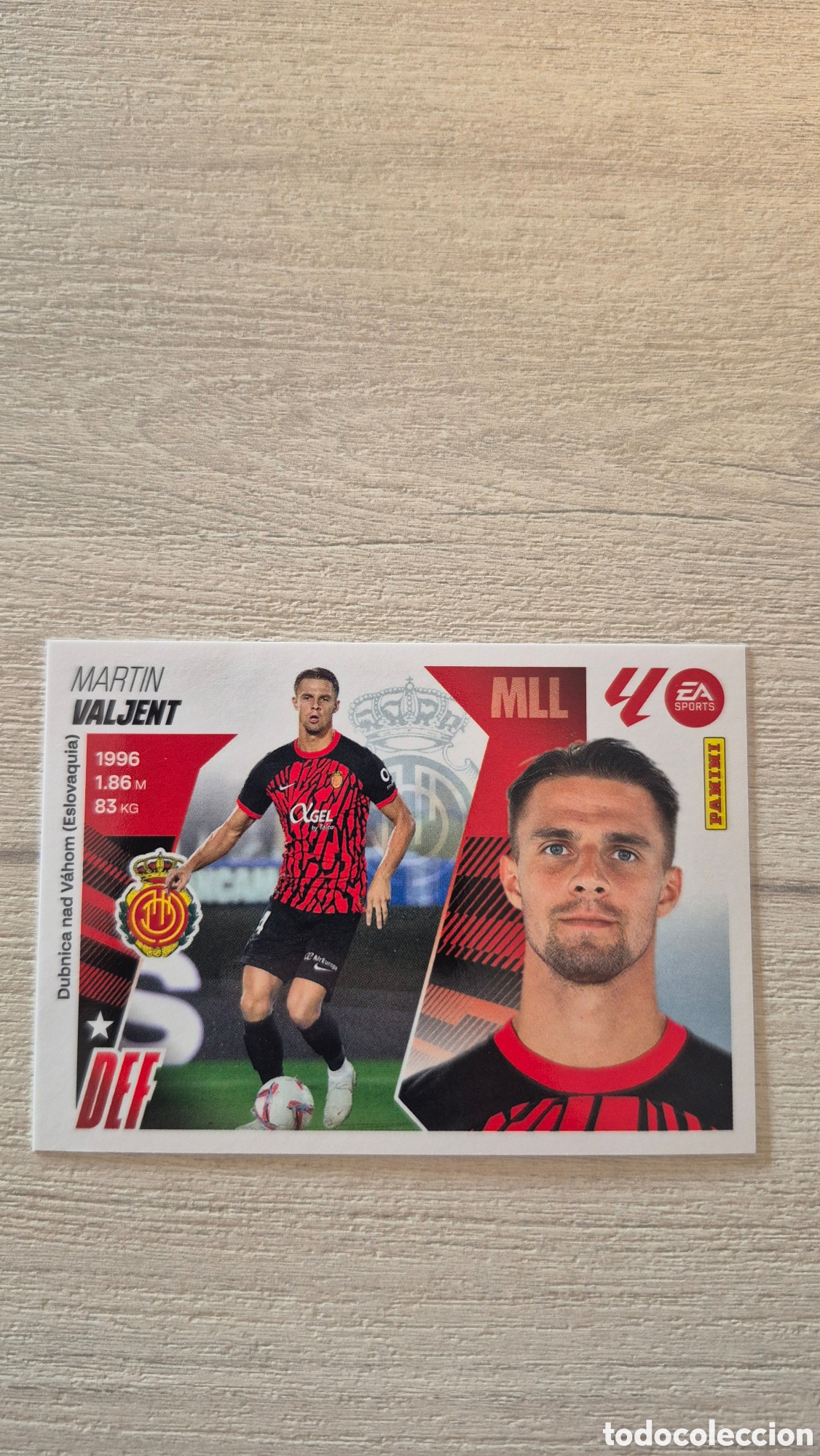 Cromos de Futebol: N&deg;8 Mallorca Valjent Liga Este 25/26