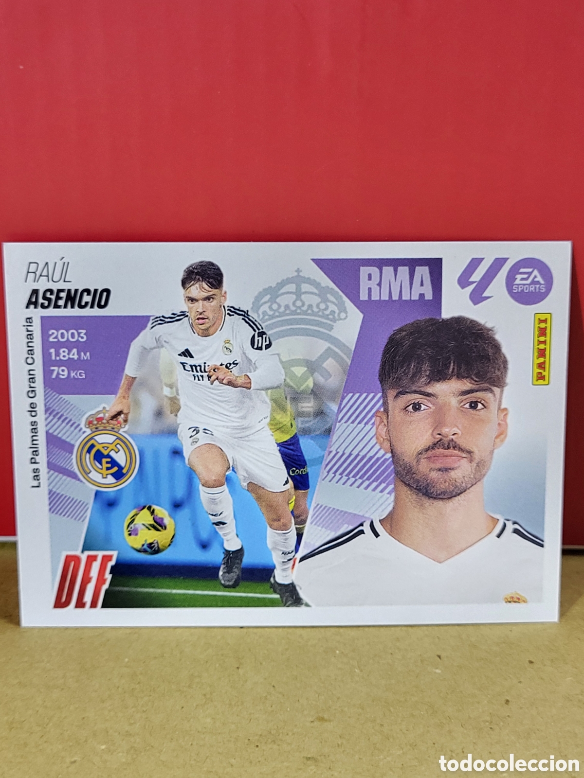 Cromos de f&uacute;tbol: ASENCIO REAL MADRID N&ordm; 6 LIGA ESTE 25 26 2025 2026 PANINI