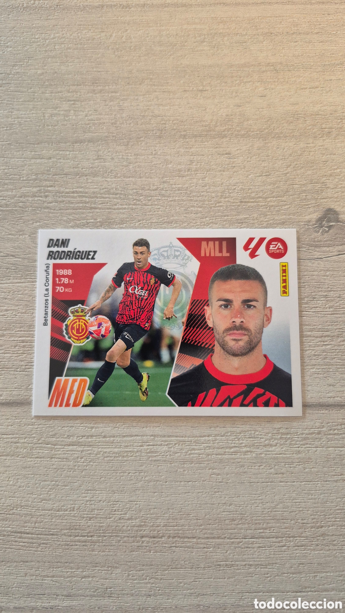 Fu&szlig;ball-Sticker: N&deg;15 Mallorca Dani Rodr&iacute;guez Liga Este 25/26