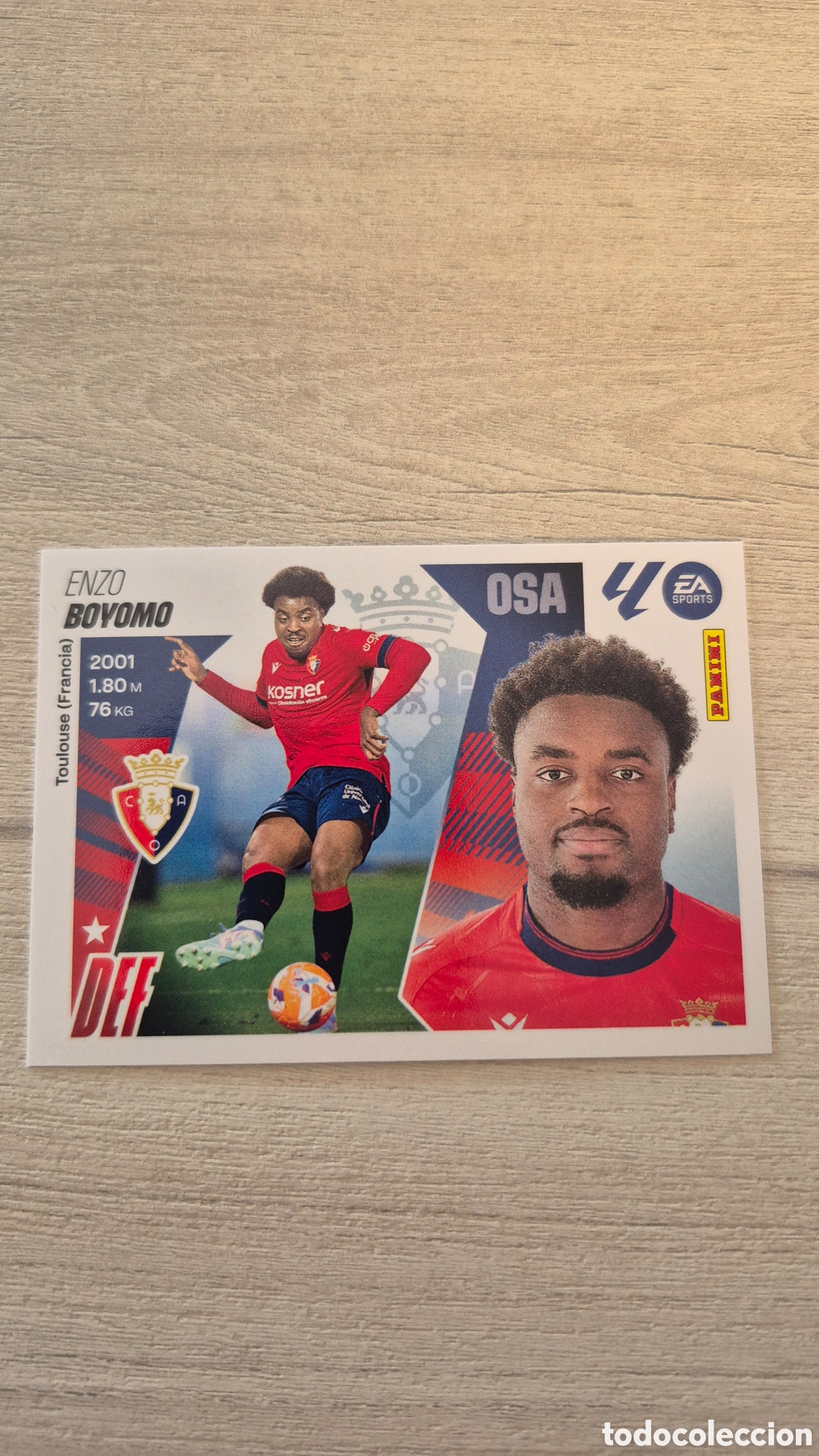 Figurine di Calcio: N&deg;7 Osasuna Boyomo Liga Este 25/26
