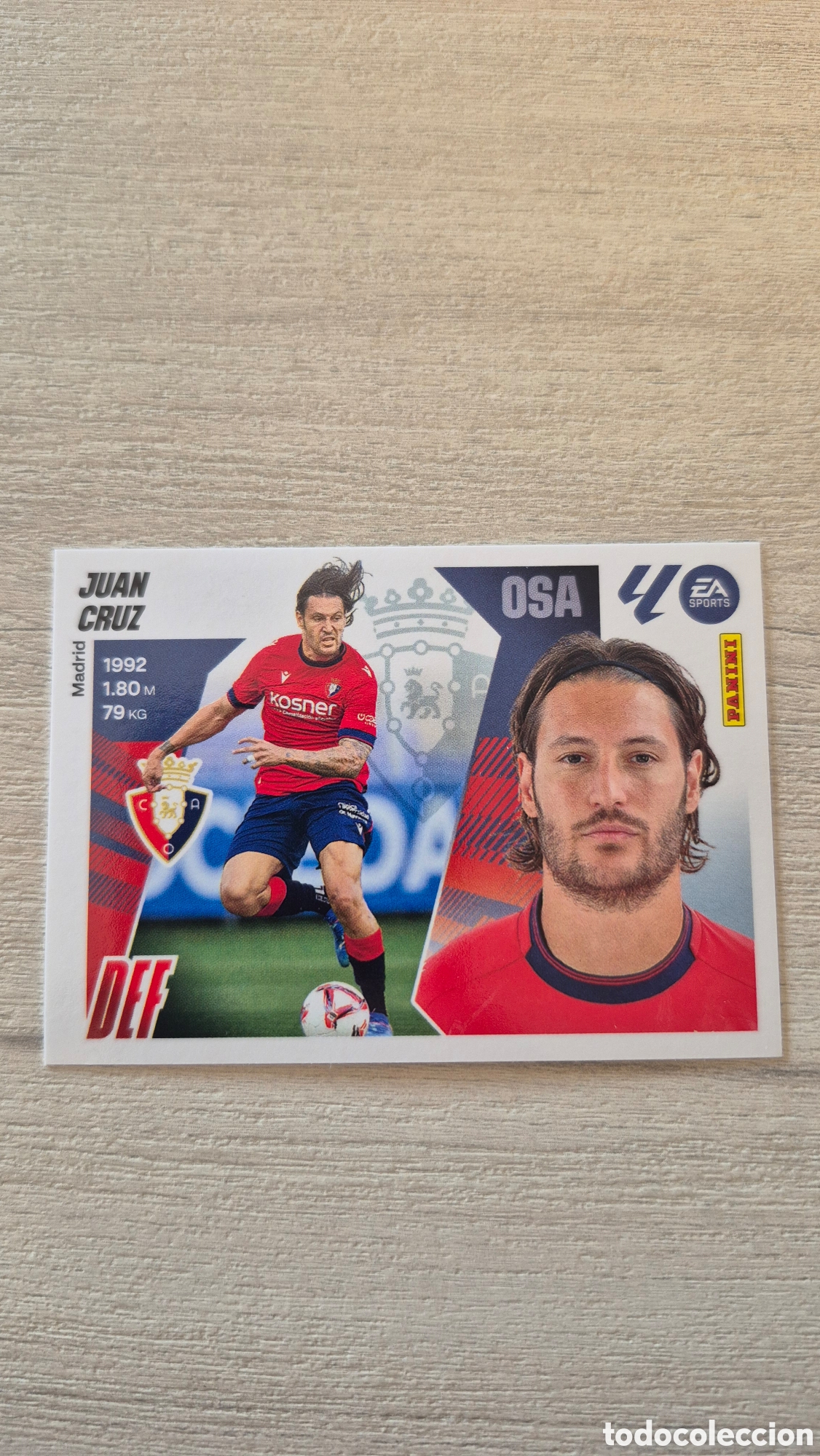 Fu&szlig;ball-Sticker: N&deg;9 Osasuna Juan Cruz Liga Este 25/26