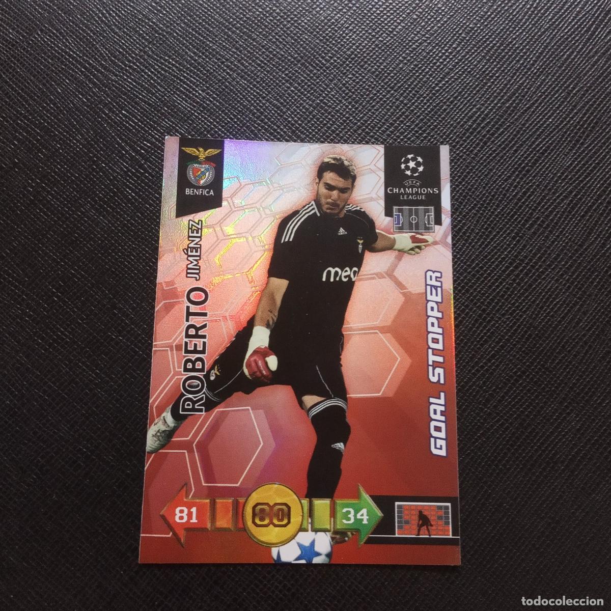 Fu&szlig;ball-Sticker: ROBERTO BENFICA ADRENALYN CHAMPIONS 2010 2011 CROMO FUTBOL 10 11 - A154 PG9 GOAL STOPPER