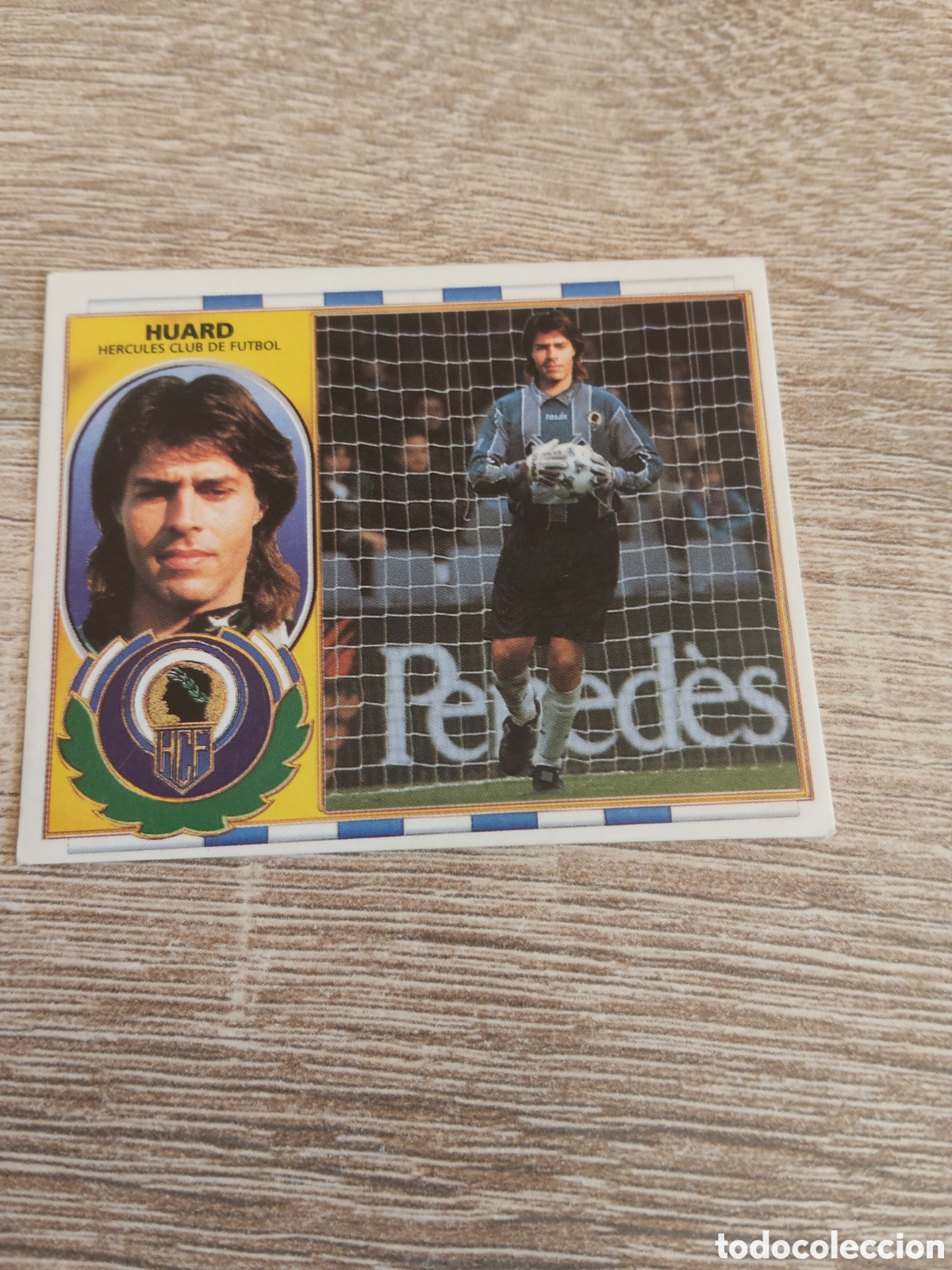 Football Stickers: Huard H&eacute;rcules liga 1996 1997 96 97 ediciones este