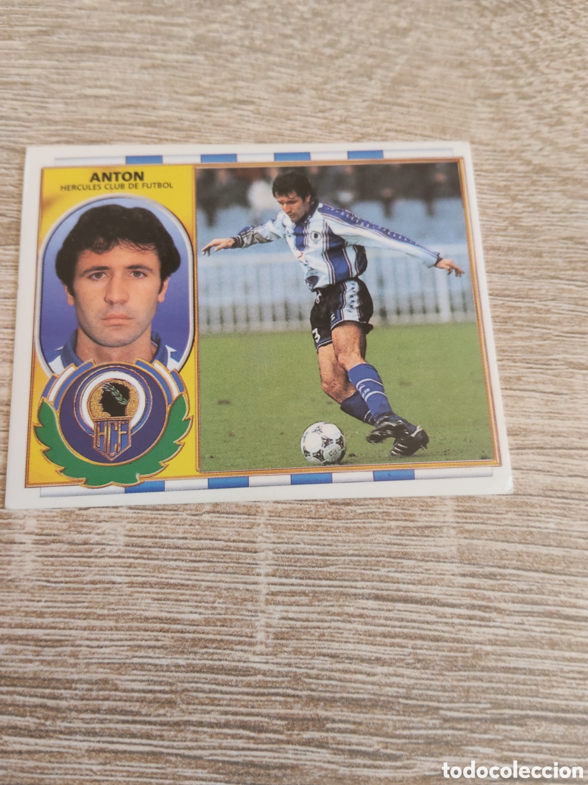 Football Stickers: Anton H&eacute;rcules liga 1996 1997 96 97 ediciones este