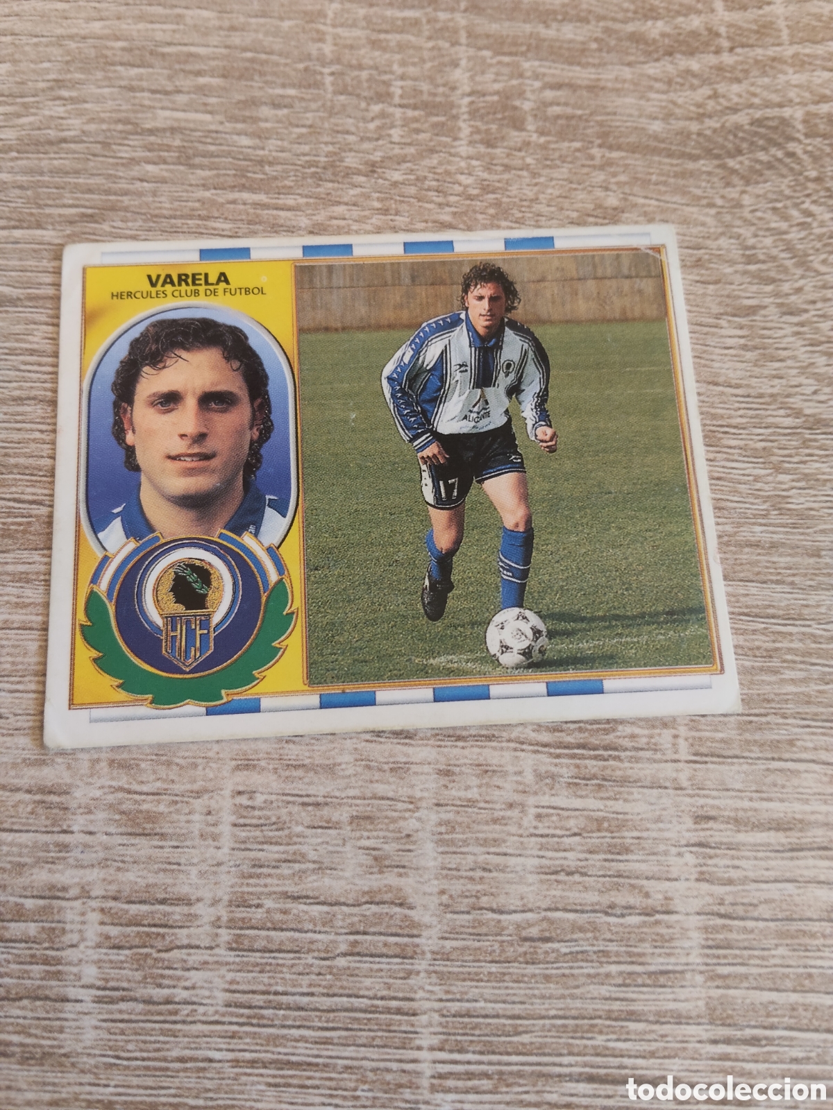 Figurine di Calcio: Varela H&eacute;rcules liga 1996 1997 96 97 ediciones este