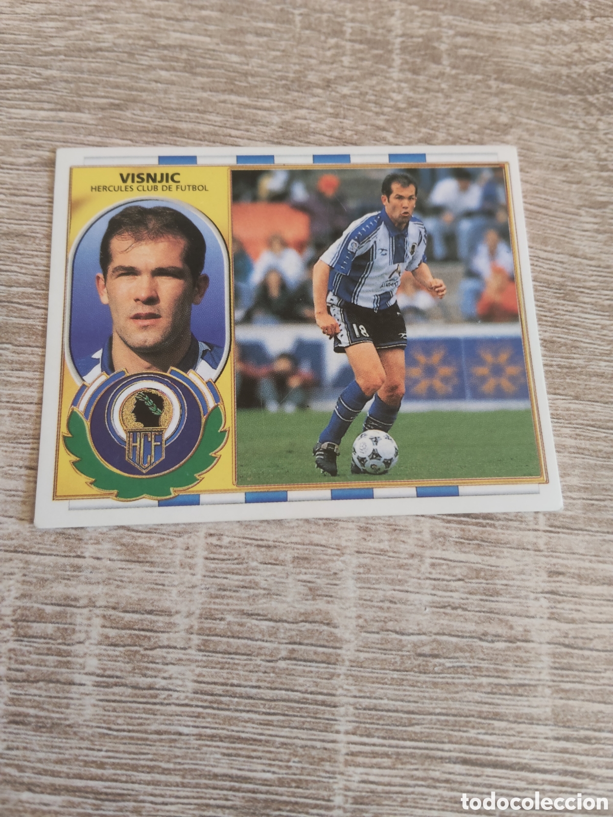 Figurine di Calcio: Visnjic H&eacute;rcules liga 1996 1997 96 97 ediciones este