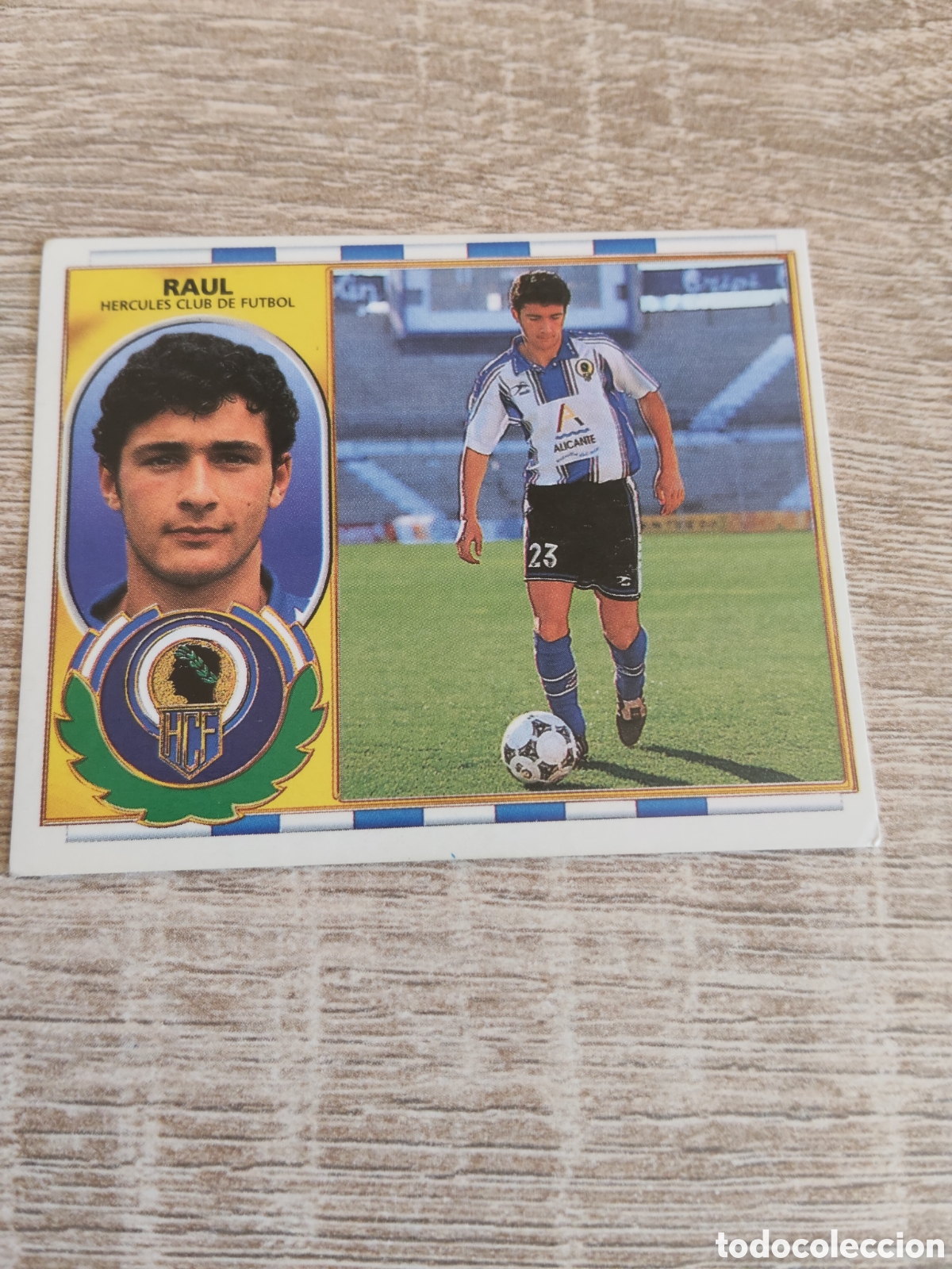 Figurine di Calcio: Ra&uacute;l H&eacute;rcules liga 1996 1997 96 97 ediciones este