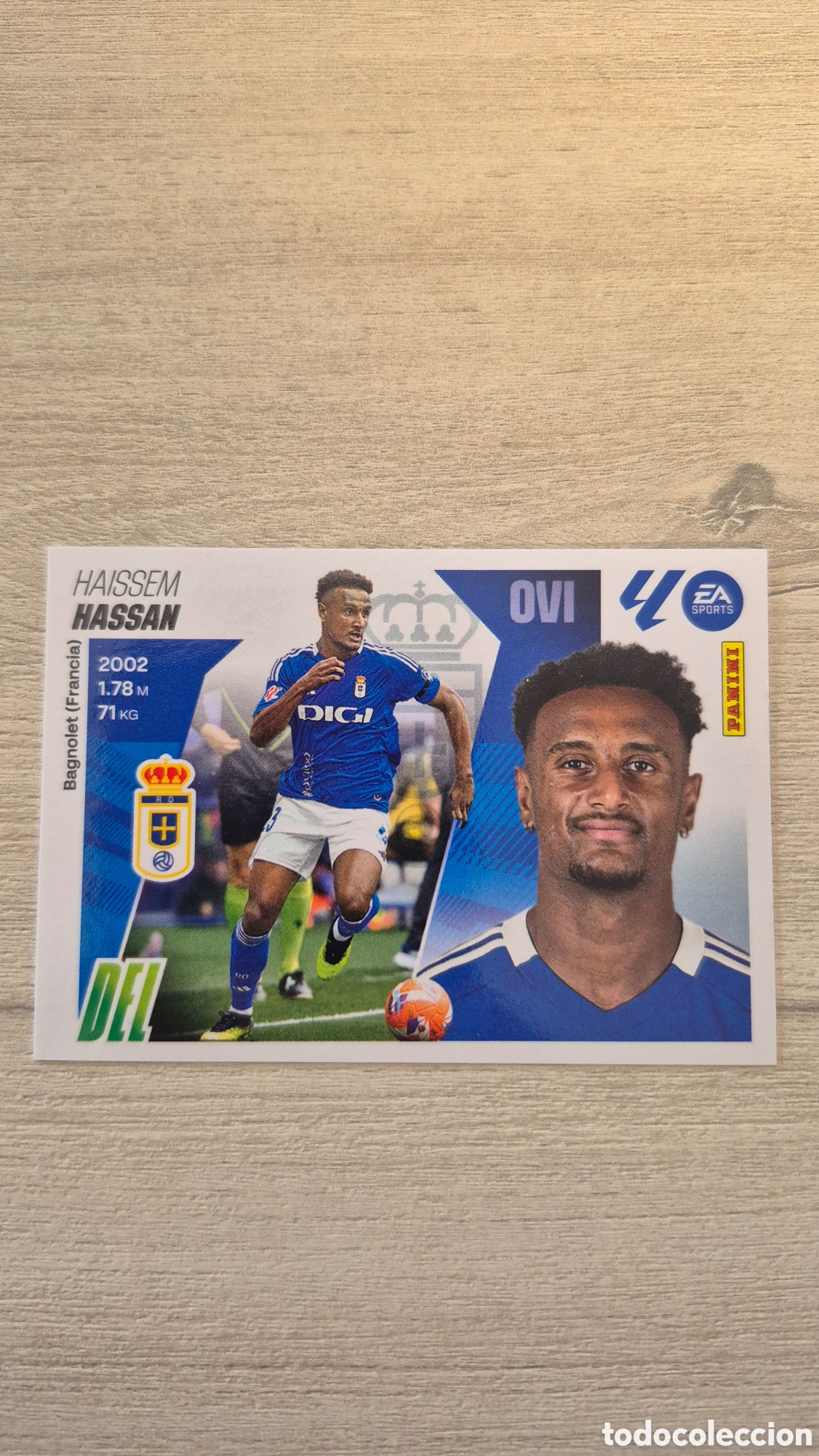 Fu&szlig;ball-Sticker: N&deg;17 Oviedo Hassan Liga Este 25/26