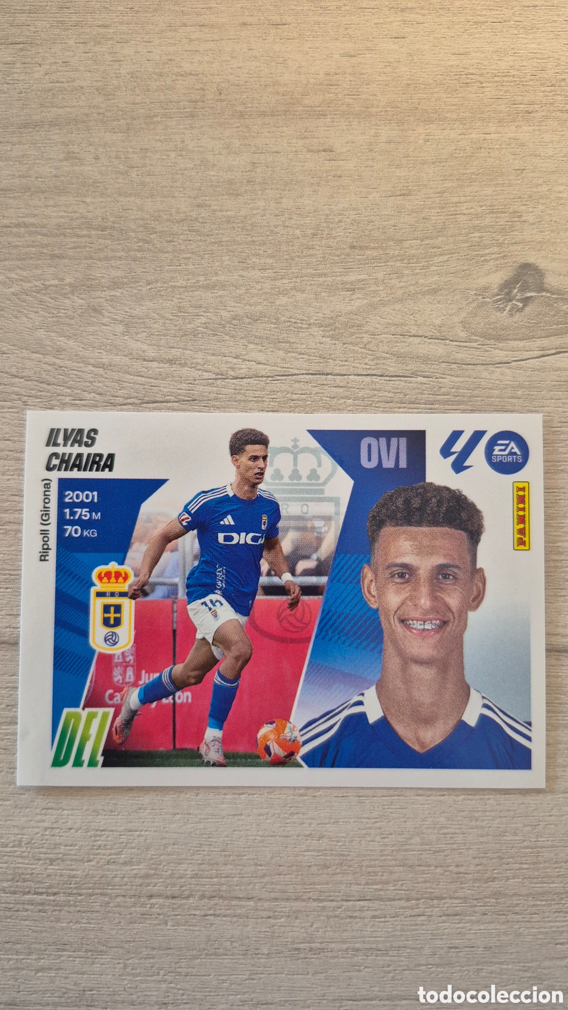 Figurine di Calcio: N&deg;18A Oviedo Ilyas Chaira Liga Este 25/26