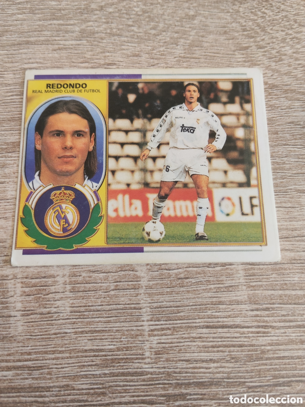 Cromos de f&uacute;tbol: Redondo Real Madrid liga 1996 1997 96 97 ediciones este
