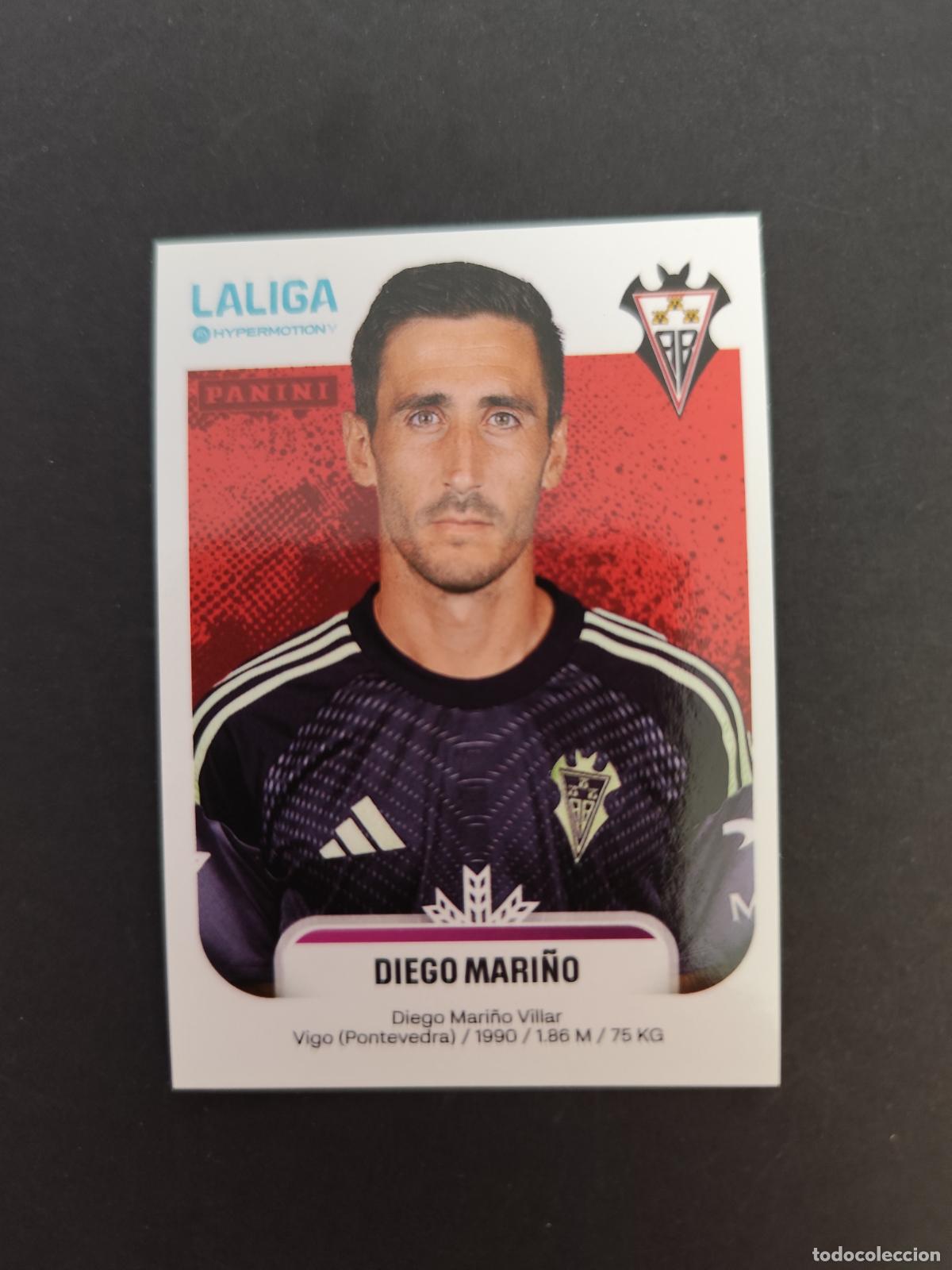 Cromos de f&uacute;tbol: 5 DIEGO MARI&Ntilde;O ALBACETE SEGUNDA 2&ordf; DIVISI&Oacute;N LIGA HYPERMOTION 2025 2026 25 26 PEDIDO M&Iacute;NIMO 2&euro;