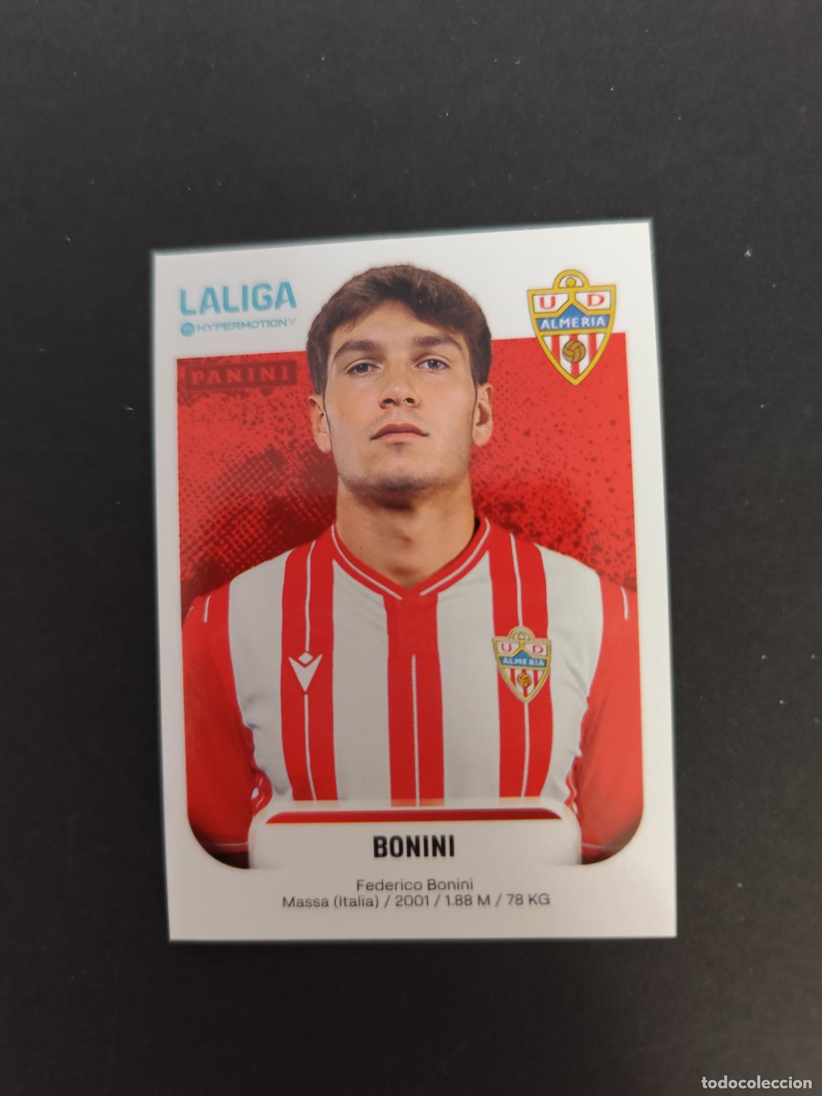 Cromos de F&uacute;tbol: 28 BONINI ALMER&Iacute;A SEGUNDA 2&ordf; DIVISI&Oacute;N LIGA HYPERMOTION 2025 2026 25 26 PEDIDO M&Iacute;NIMO 2&euro;