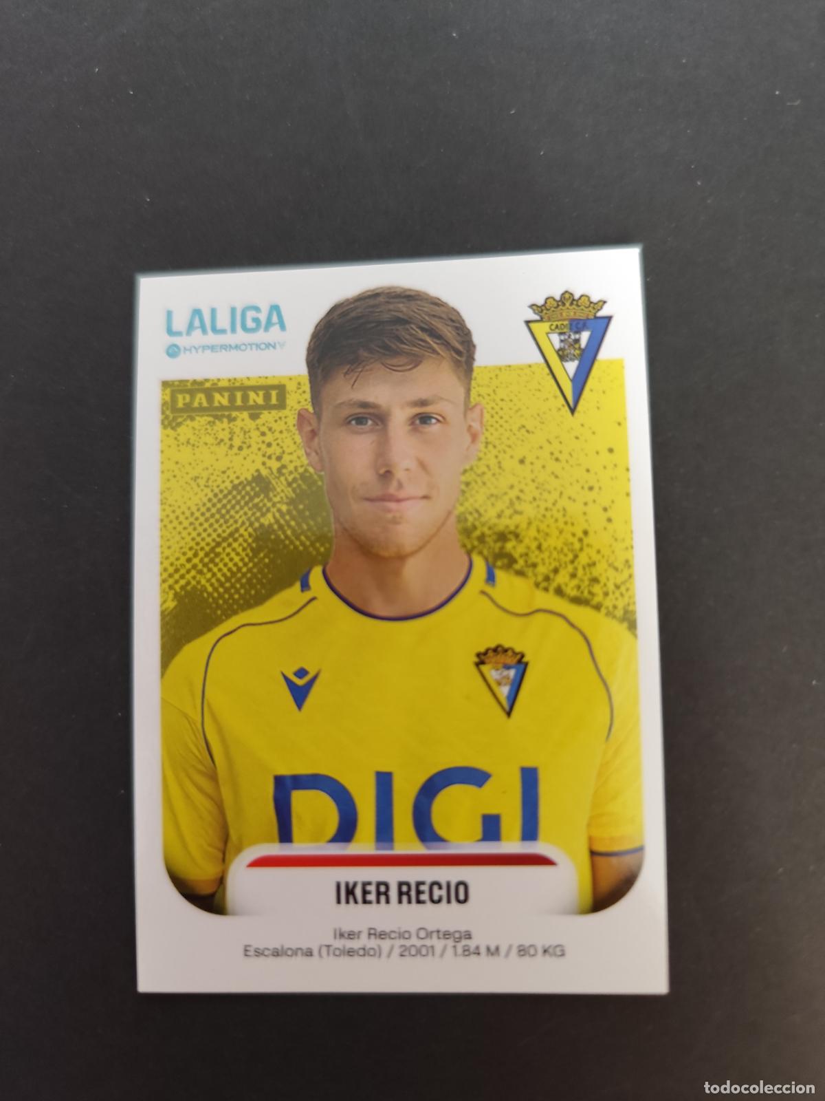 Football Stickers: 85 IKER RECIO C&Aacute;DIZ SEGUNDA 2&ordf; DIVISI&Oacute;N LIGA HYPERMOTION 2025 2026 25 26 PEDIDO M&Iacute;NIMO 2&euro;