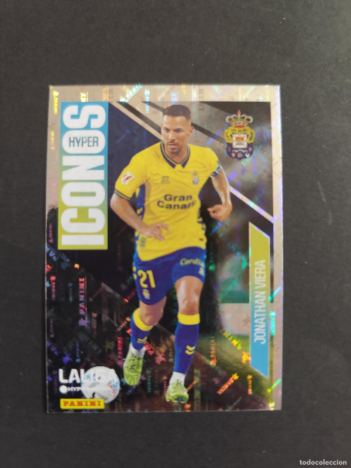 Cartes &agrave; collectionner de Football: 463 JONATHAN VIERA LAS PALMAS HYPER ICONOS SEGUNDA 2&ordf; DIVISI&Oacute;N LIGA HYPERMOTION 2025 2026 25 26