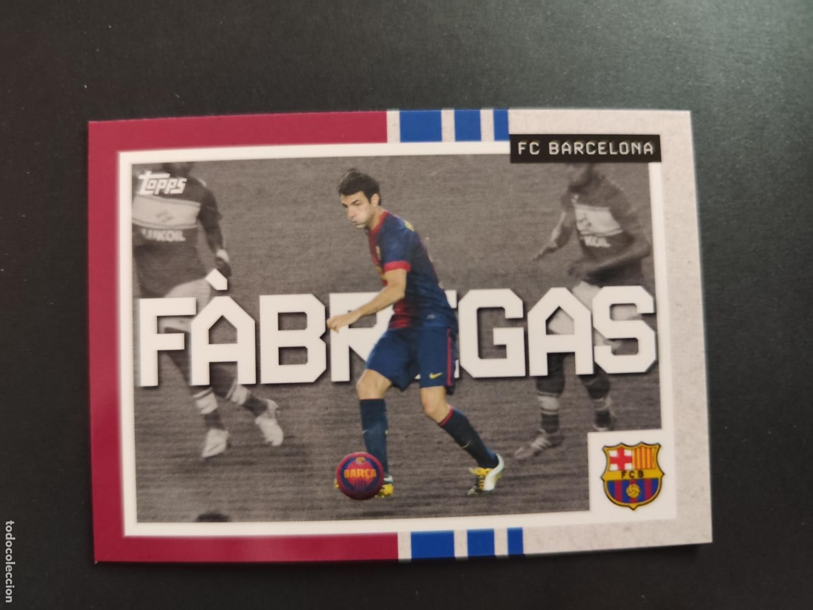Fu&szlig;ball-Sticker: 43 CESC F&Aacute;BREGAS WE WANT THE BALL TOPPS TEAM SET BARCELONA BAR&Ccedil;A 2025 2026 25 26