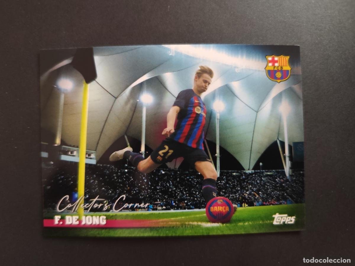 Fu&szlig;ball-Sticker: 37 FRENKIE DE JONG COLLECTORS CORNER TOPPS TEAM SET BARCELONA BAR&Ccedil;A 2025 2026 25 26
