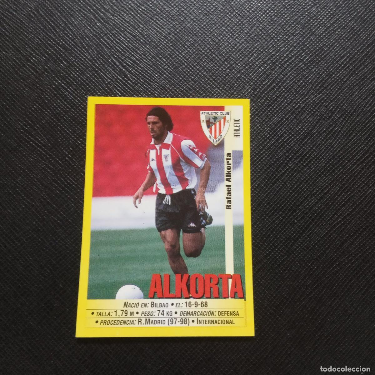 Fu&szlig;ball-Sticker: 140 ALKORTA BILBAO PANINI 1999 2000 CROMO FUTBOL LIGA 99 00 - SIN PEGAR - A154 PG16 B