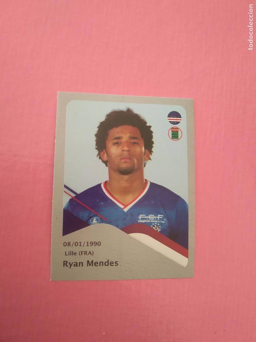 Fu&szlig;ball-Sticker: 185 RYAN MENDES CABO VERDE CROMO FUTBOL COPA AFRICA 2015 AFRICA CUP OF NATIONS SPHINX