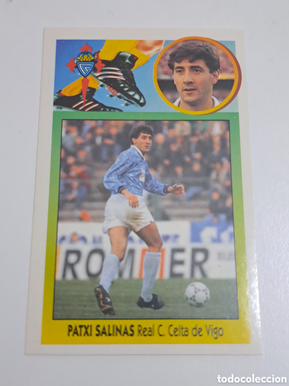 Cromos de F&uacute;tbol: CROMO LIGA 93-94 PATXI SALINAS CELTA DE VIGO EDICIONES ESTE ADHESIVO NUNCA PEGADO