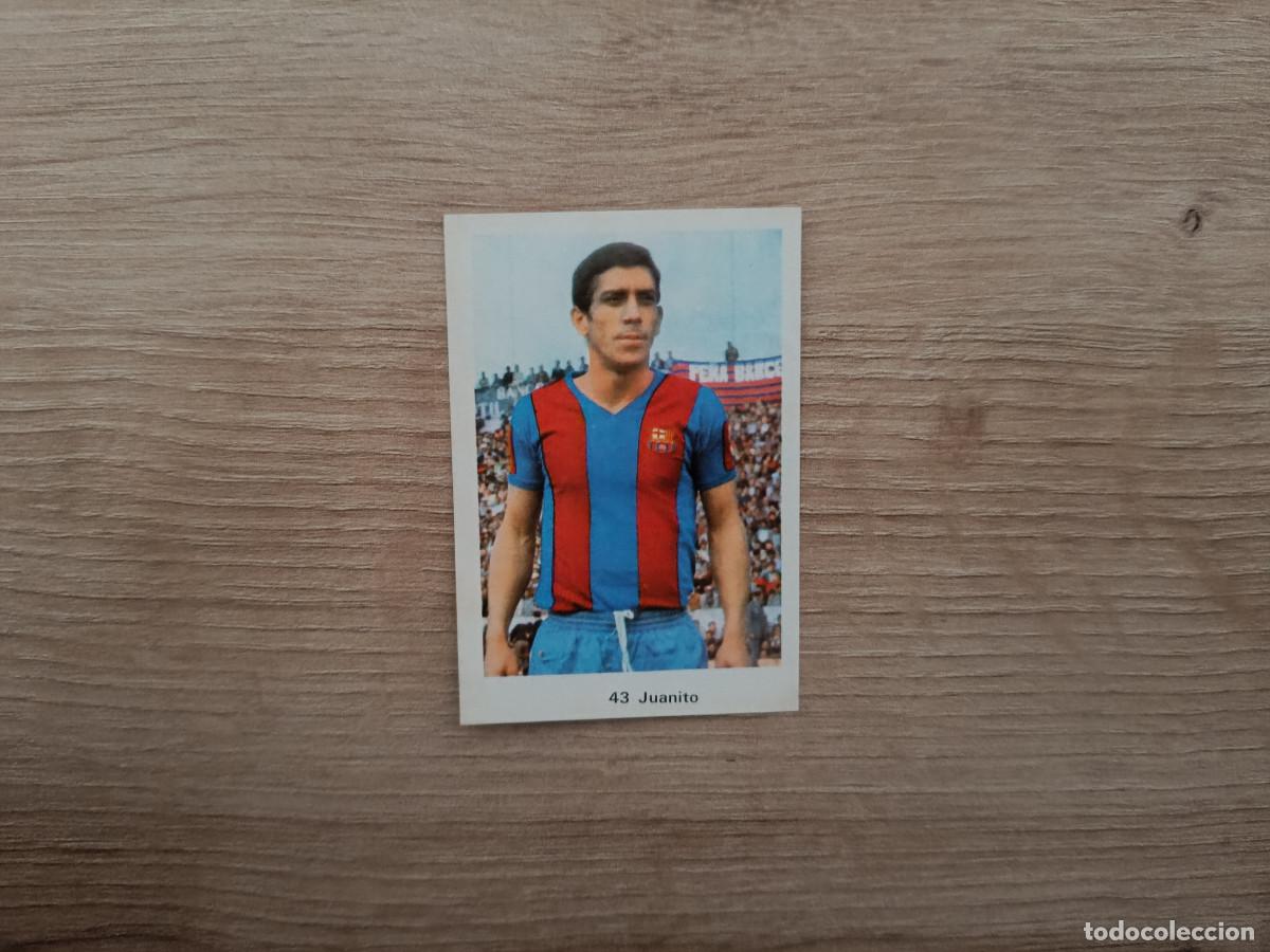 Fu&szlig;ball-Sticker: CROMO DE F&Uacute;TBOL EDITORIAL RUIZ ROMERO 43 JUANITO SIN PEGAR NUNCA PEGADO 72 73 1972 1973 LEER