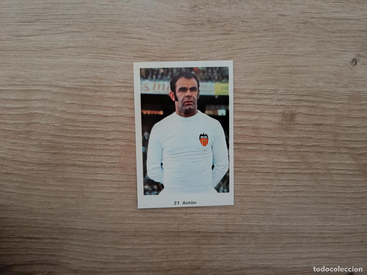 Football Stickers: CROMO DE F&Uacute;TBOL EDITORIAL RUIZ ROMERO 21 ANTON SIN PEGAR NUNCA PEGADO 72 73 1972 1973