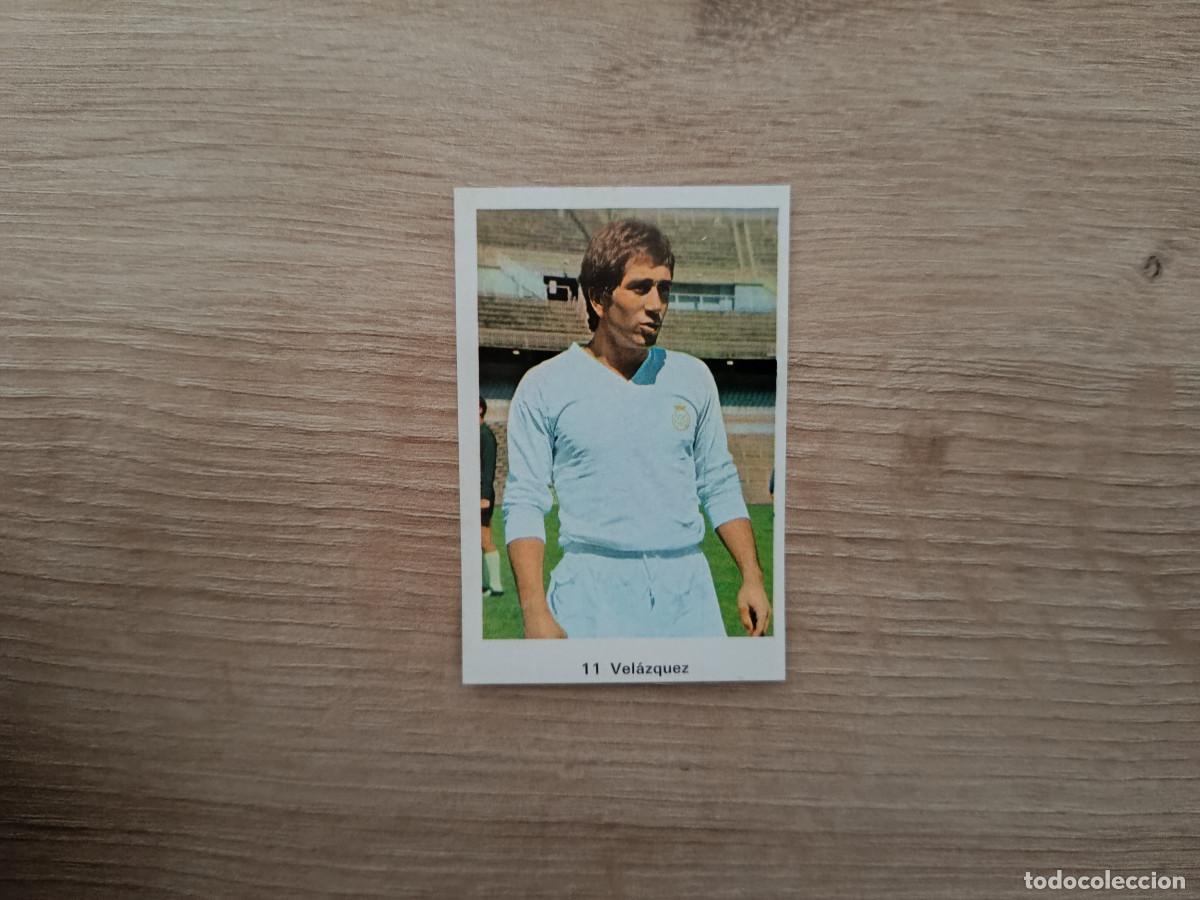 Football Stickers: CROMO DE F&Uacute;TBOL EDITORIAL RUIZ ROMERO 11 VELAZQUEZ SIN PEGAR NUNCA PEGADO 72 73 1972 1973
