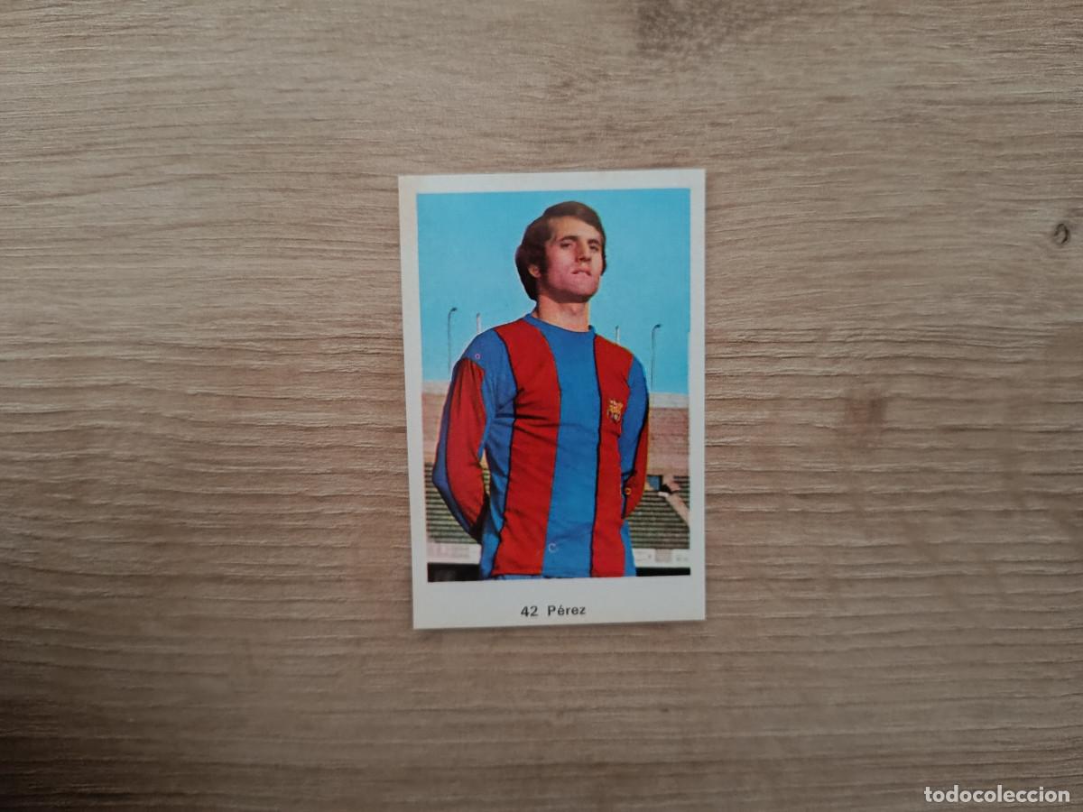 Fu&szlig;ball-Sticker: CROMO DE F&Uacute;TBOL EDITORIAL RUIZ ROMERO 42 PEREZ SIN PEGAR NUNCA PEGADO 72 73 1972 1973 LEER