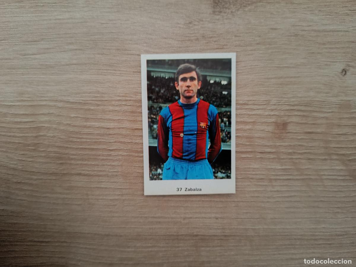 Fu&szlig;ball-Sticker: CROMO DE F&Uacute;TBOL EDITORIAL RUIZ ROMERO 37 ZABALZA SIN PEGAR NUNCA PEGADO 72 73 1972 1973 LEER
