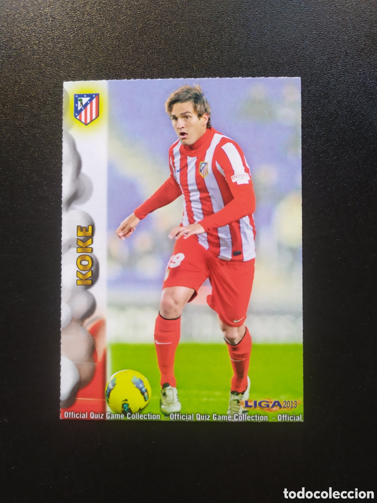Cromos de f&uacute;tbol: Mundicromo fichas Liga 2012 2013 12 13 Koke n&deg; 124 Atl&eacute;tico Madrid
