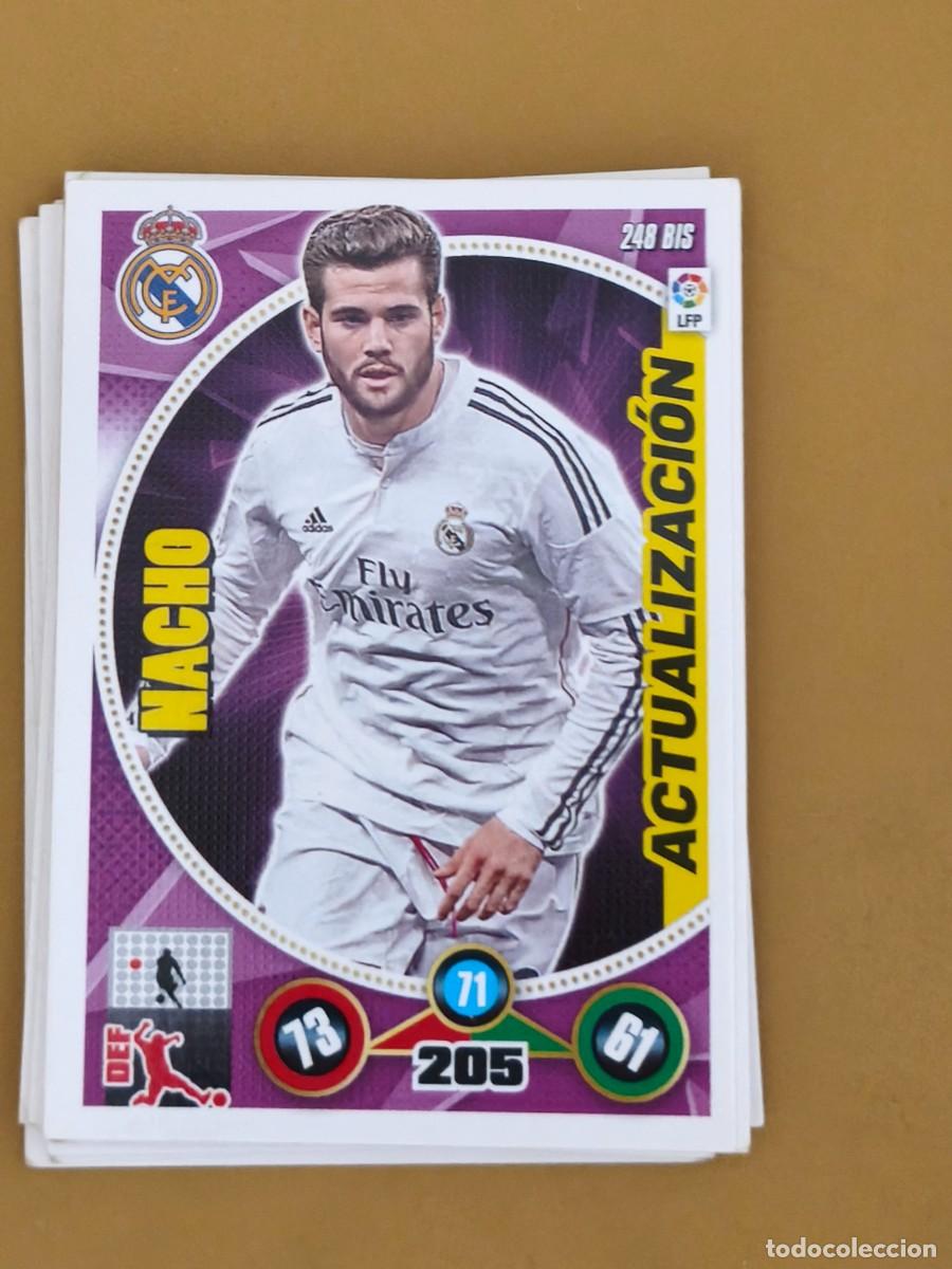 Fu&szlig;ball-Sticker: nacho, adrenalyn 2014 15 actualizacion