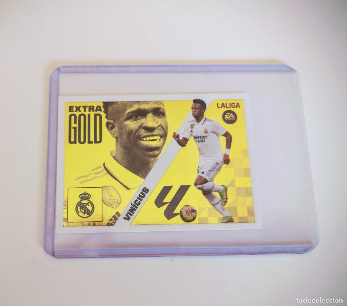 Fu&szlig;ball-Sticker: LIGA ESTE 2023/2024 EXTRA GOLD VINICIUS - DE SOBRE