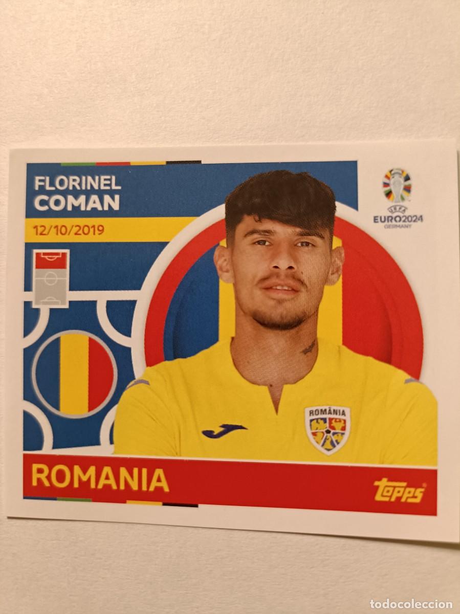 Cromos de f&uacute;tbol: #ROM 20 FLORINEL COMAN RUMANIA UEFA EURO 2024 TOPPS