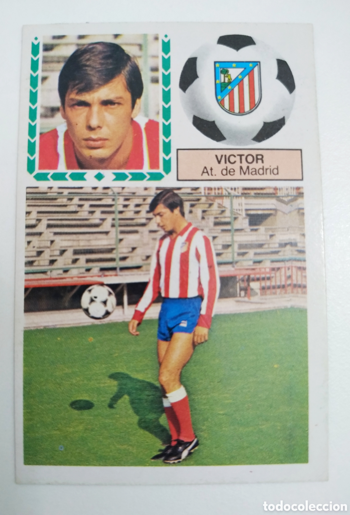 Cromos de F&uacute;tbol: Victor, fichaje 18 bis del Atl&eacute;tico de Madrid 83-84