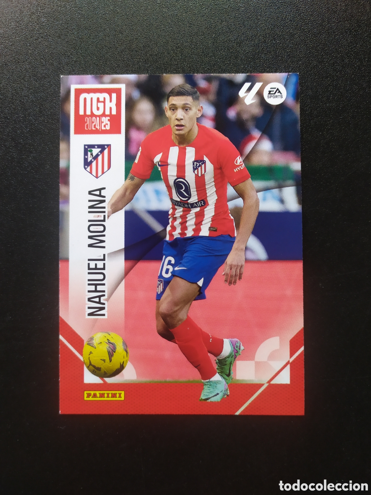 Cromos de f&uacute;tbol: Megacracks 2024 2025 24 25 panini Nahuel Molina n&deg; 58 Atl&eacute;tico Madrid