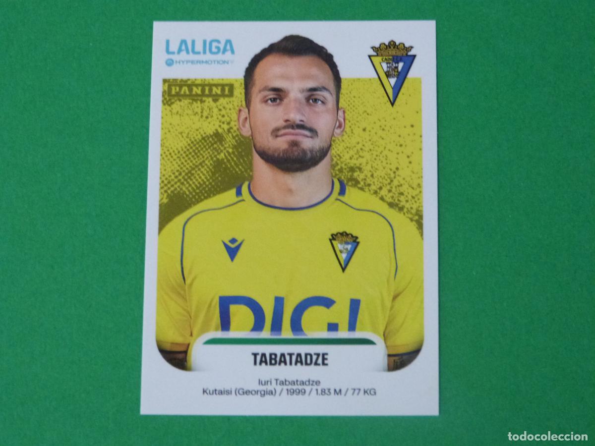 Cromos de F&uacute;tbol: CROMO FUTBOL TABATADZE CADIZ C.F. SIN PEGAR N&ordm; 93 A LIGA HYPERMOTION 2&ordf; DIVISION 2025-2026/25-26