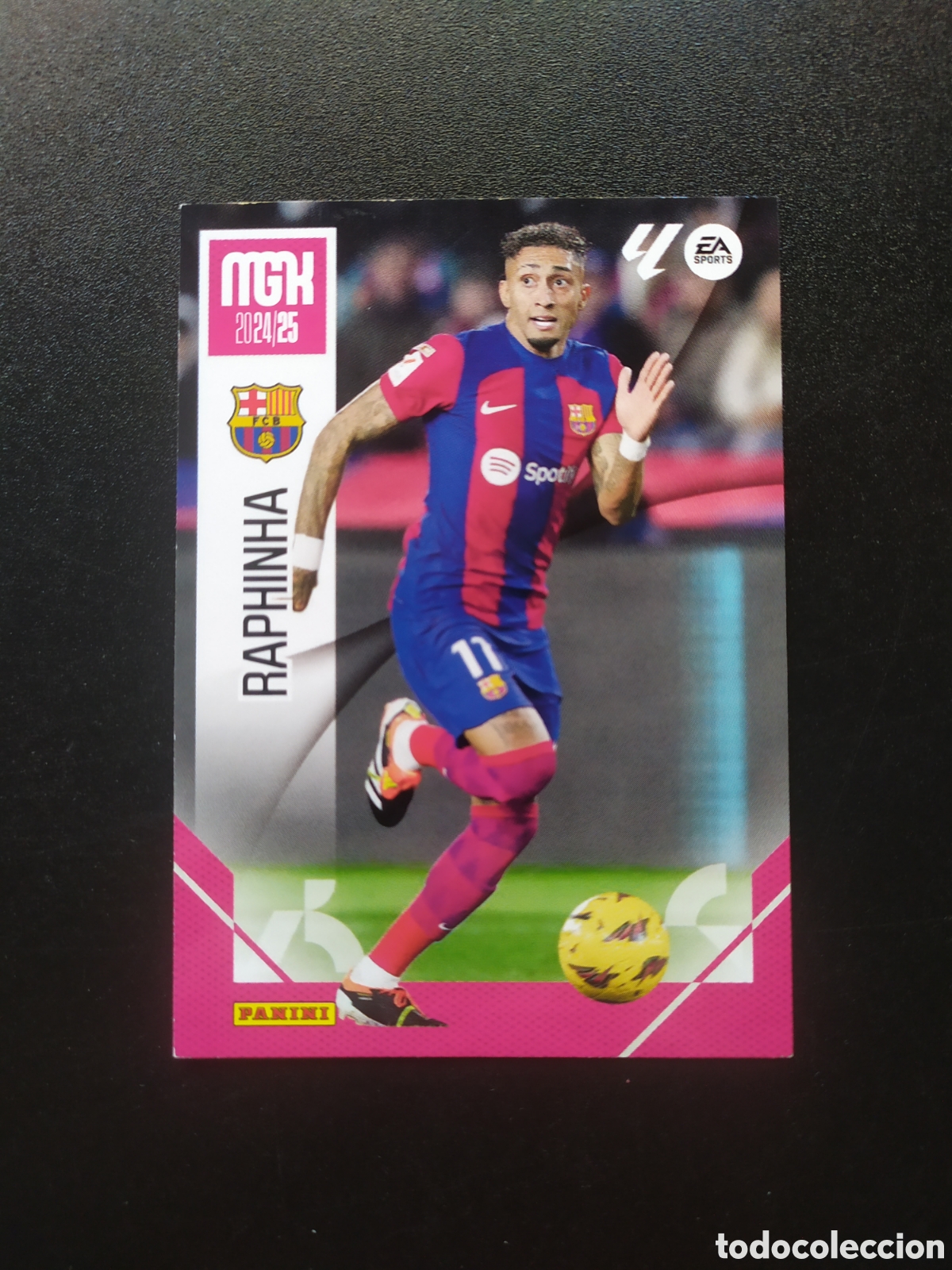 Cromos de f&uacute;tbol: Megacracks 2024 2025 24 25 panini Raphinha n&deg; 87 Barcelona