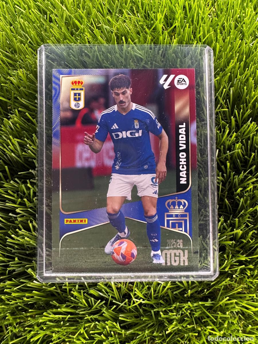 Cromos de Futebol: N&ordm; 274 Nacho Vidal Real Oviedo Megacracks 25 26