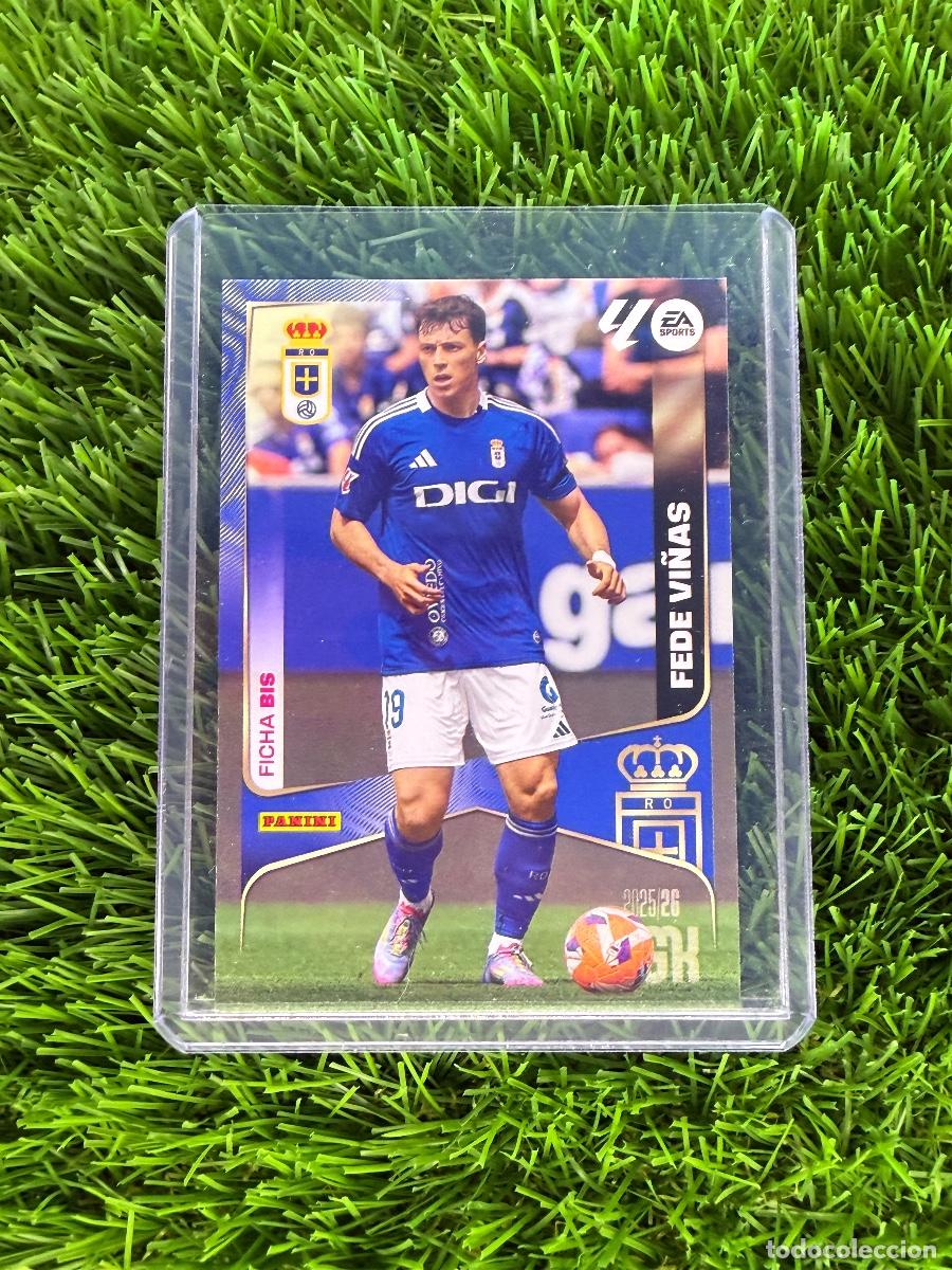 Cromos de f&uacute;tbol: N&ordm; 288BIS Fede Vi&ntilde;as Fichas Bis Real Oviedo Megacracks 25 26