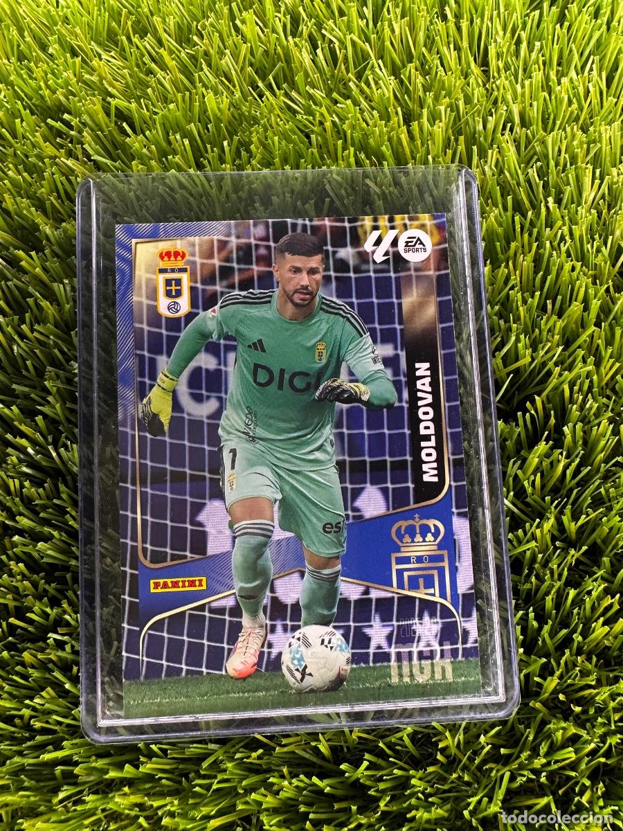 Cromos de f&uacute;tbol: N&ordm; 273 Moldovan Real Oviedo Megacracks 25 26